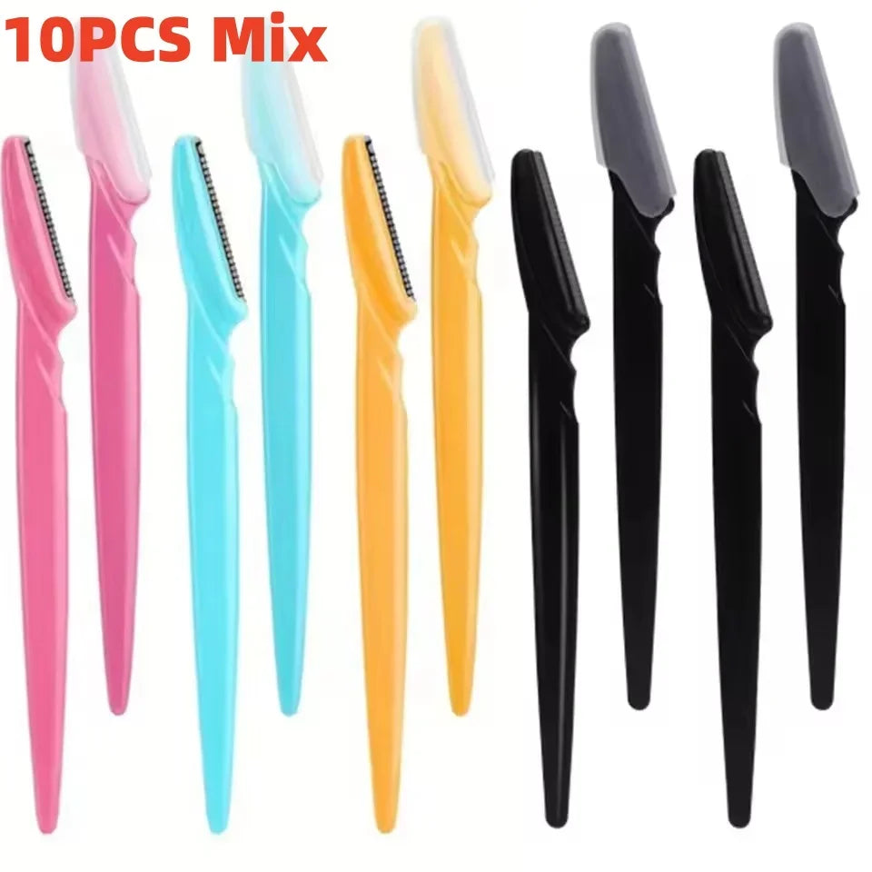 10/40 Pcs Eyebrow Trimmer Face Blade