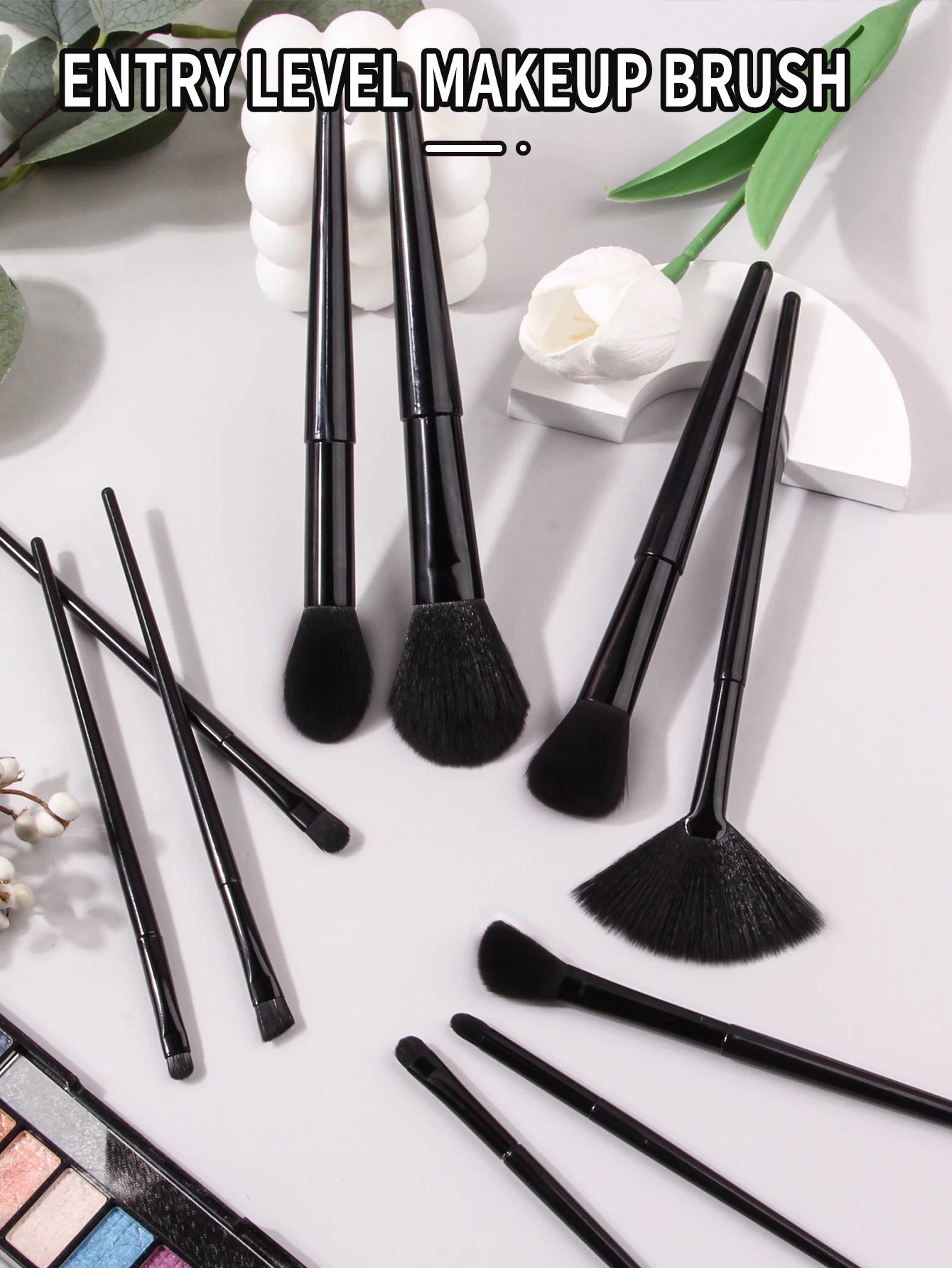 High-quality 10-piece soft makeup brush