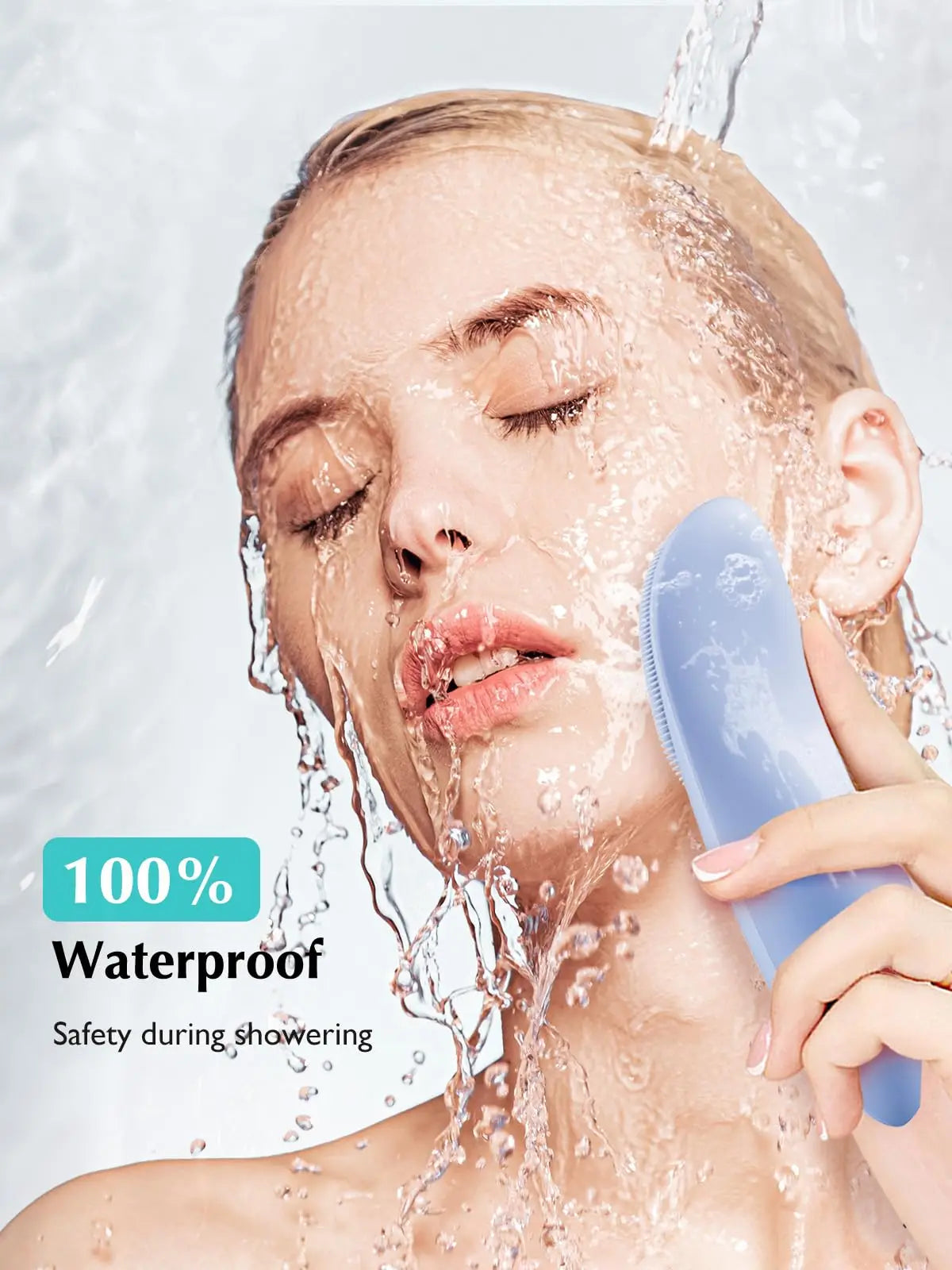 Facial Deep Cleaning Exfoliating Brush with Eye Protection