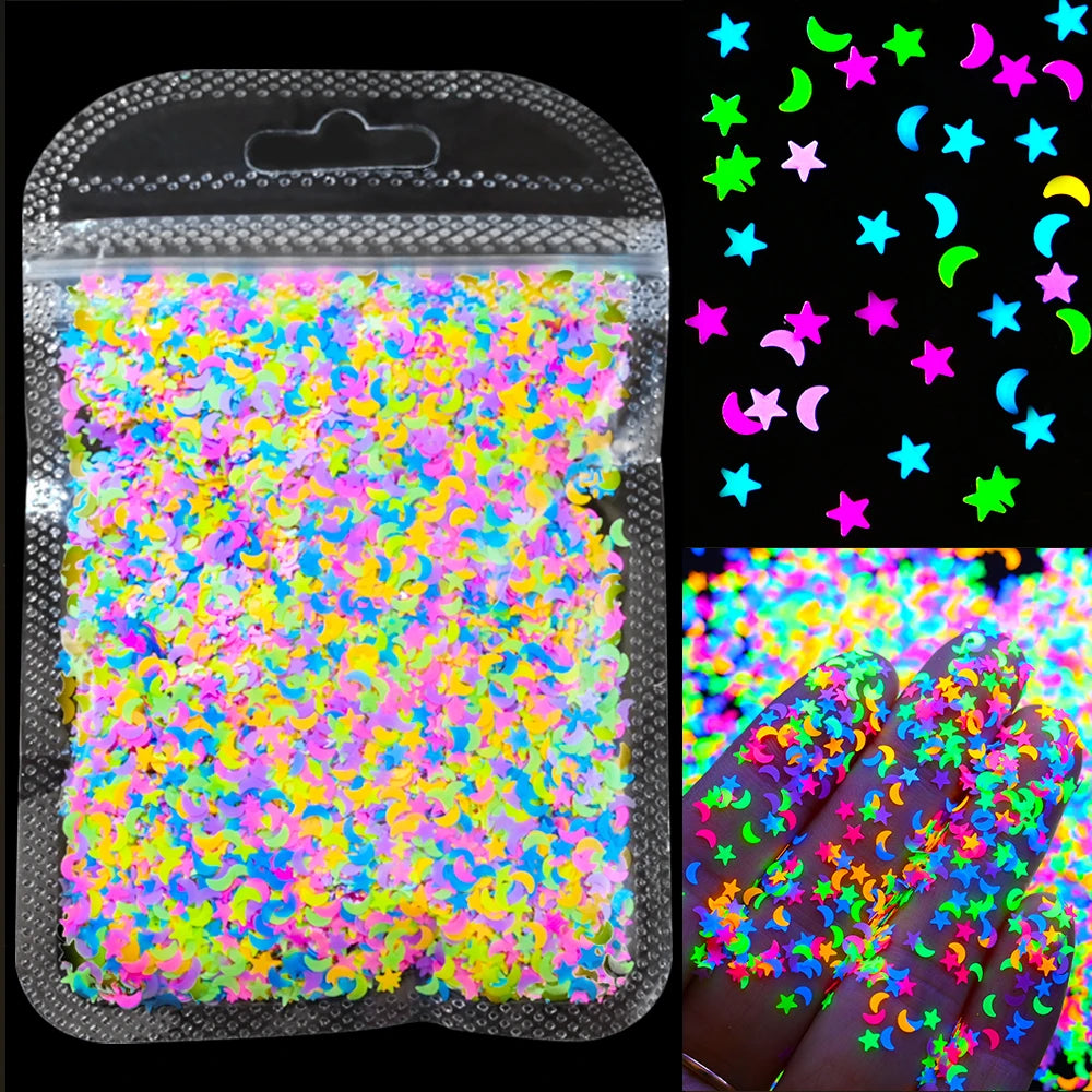 Luminous Nail Powder Glow In The Dark