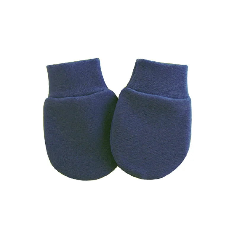 2pcs Baby Anti Scratching Soft Cotton Gloves+Mittens