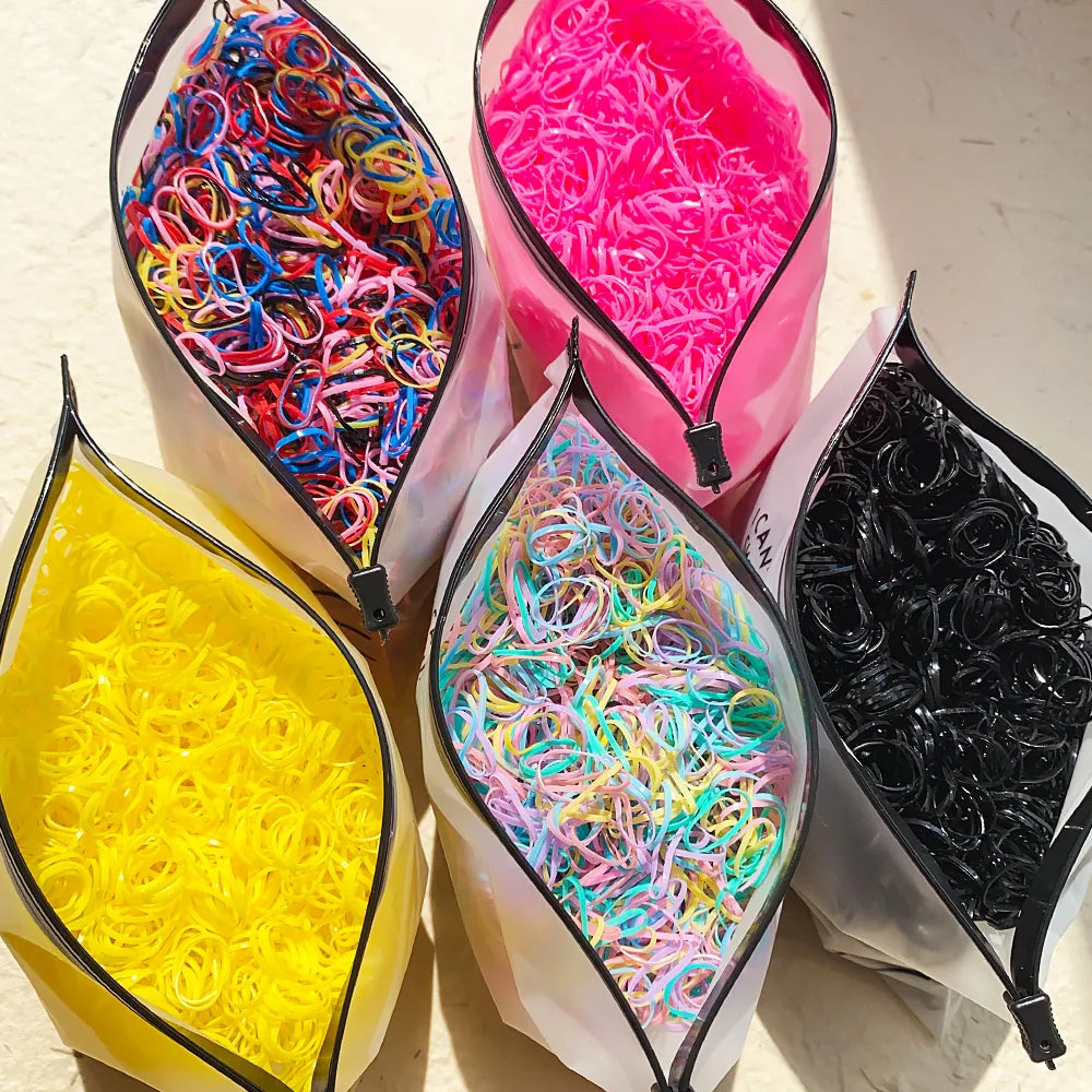 Disposable Rubber Band Hair Ties