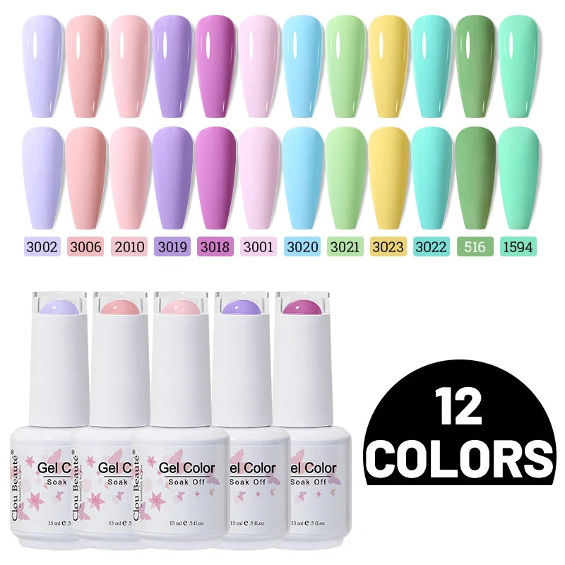 Gel Nail Polish Set