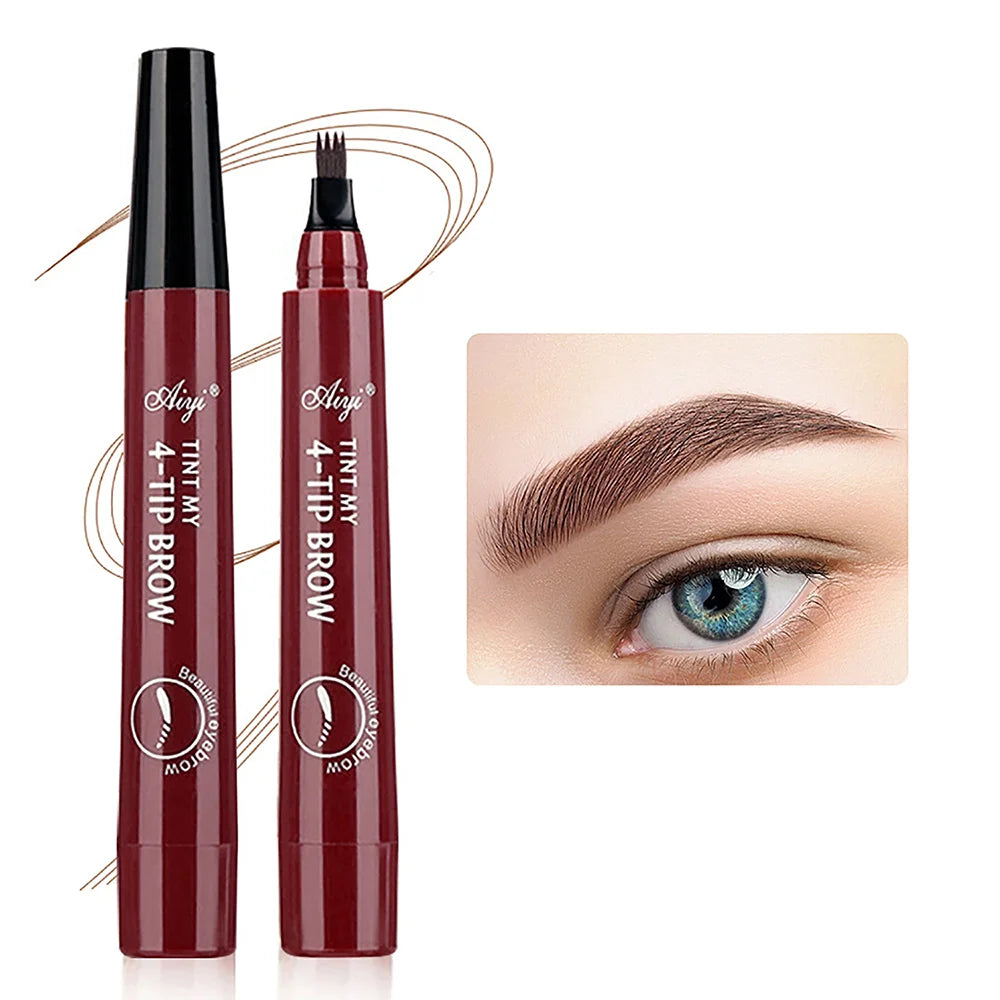 4 fork micro blading eyebrow pencil