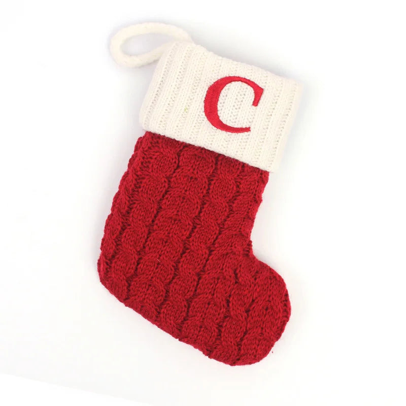 Christmas Boots Letters Christmas Stocking