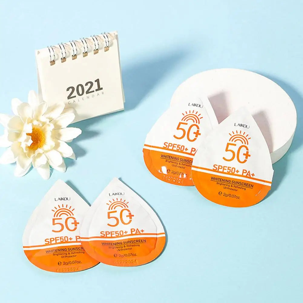10/50 pcs Mini Sunscreen Travel Size