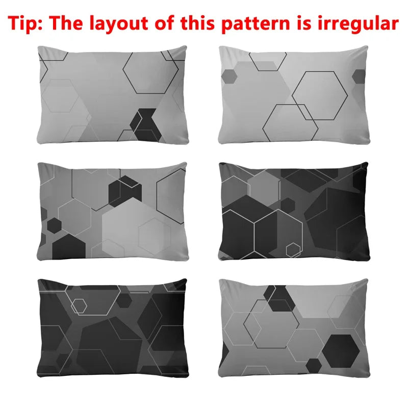 Modern three piece fitted sheet set