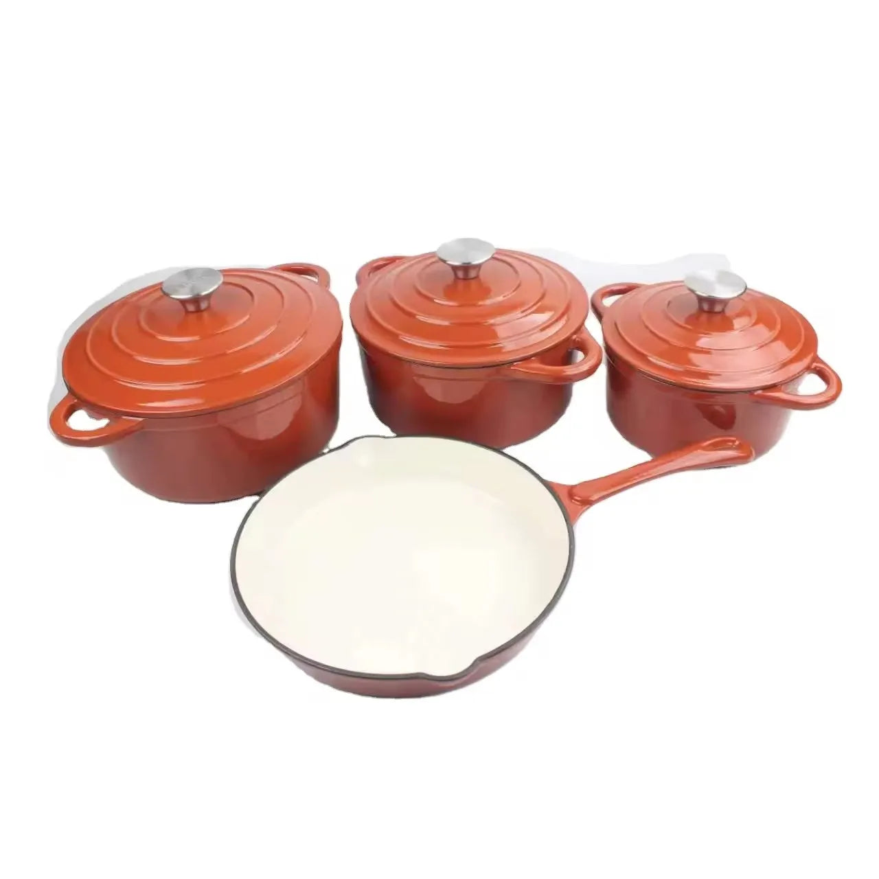 Hot Deals Iron Cast Cookware Multiple Sizes Sets Home Restaurant Enamelled Cast Iron Pot