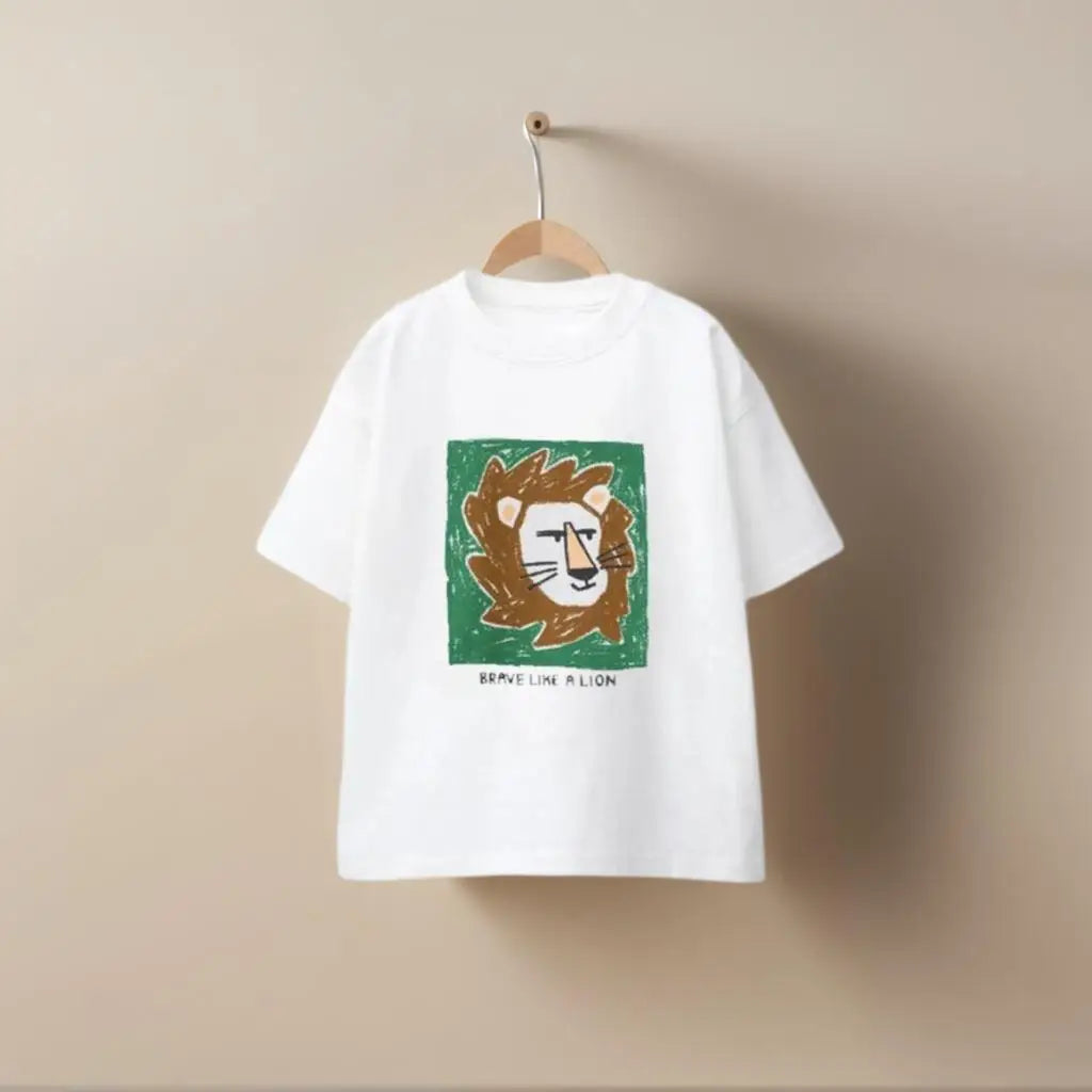 Children T-shirt Printed Cartoon Sport Shirt