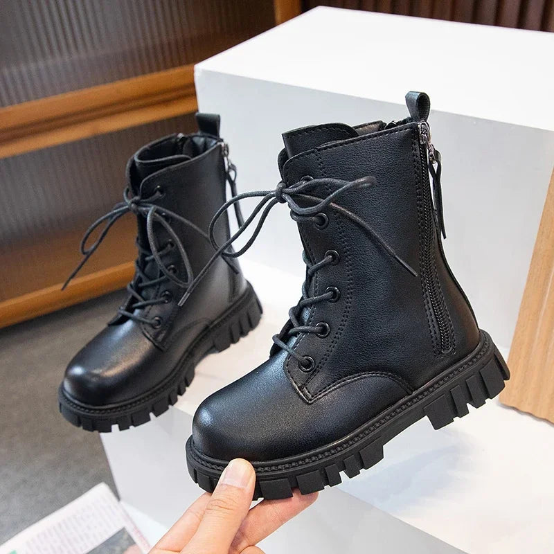 Fashion Warm Double Zipper Anti-skid Boots