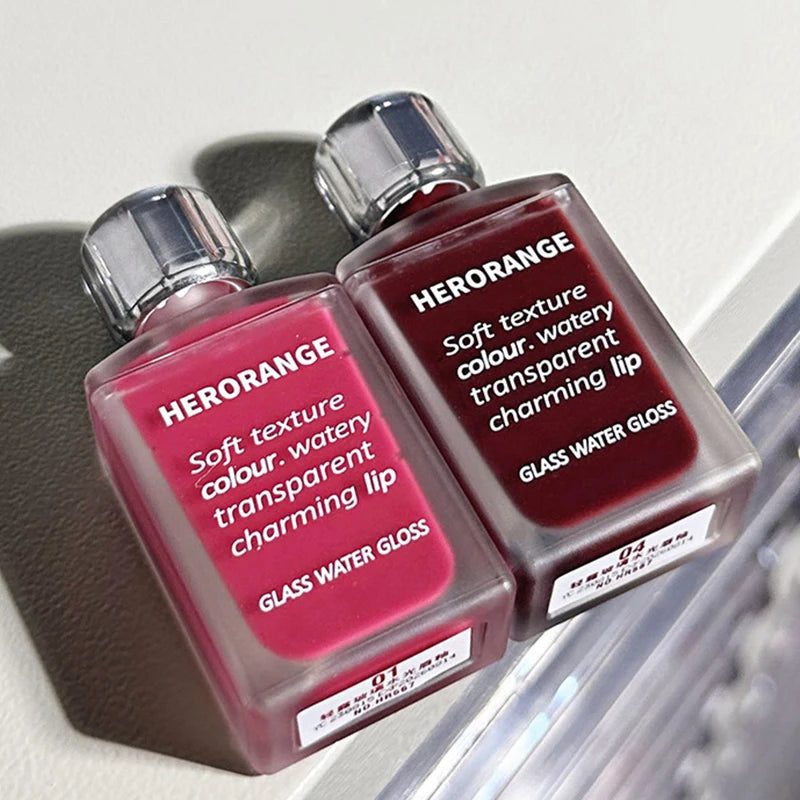 Light Glass-Like Lip Lacquer Smudge-Proof