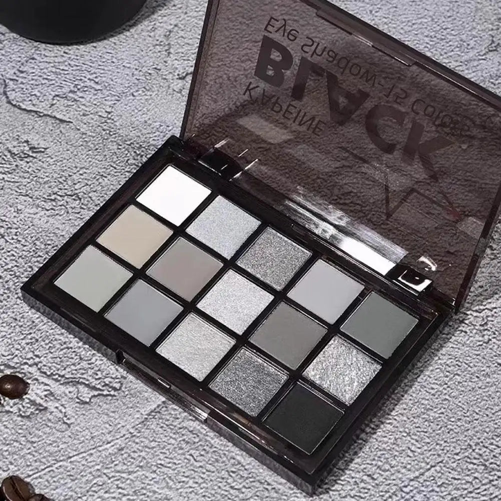 15 Colors Smokey Black Eye shadow Palette