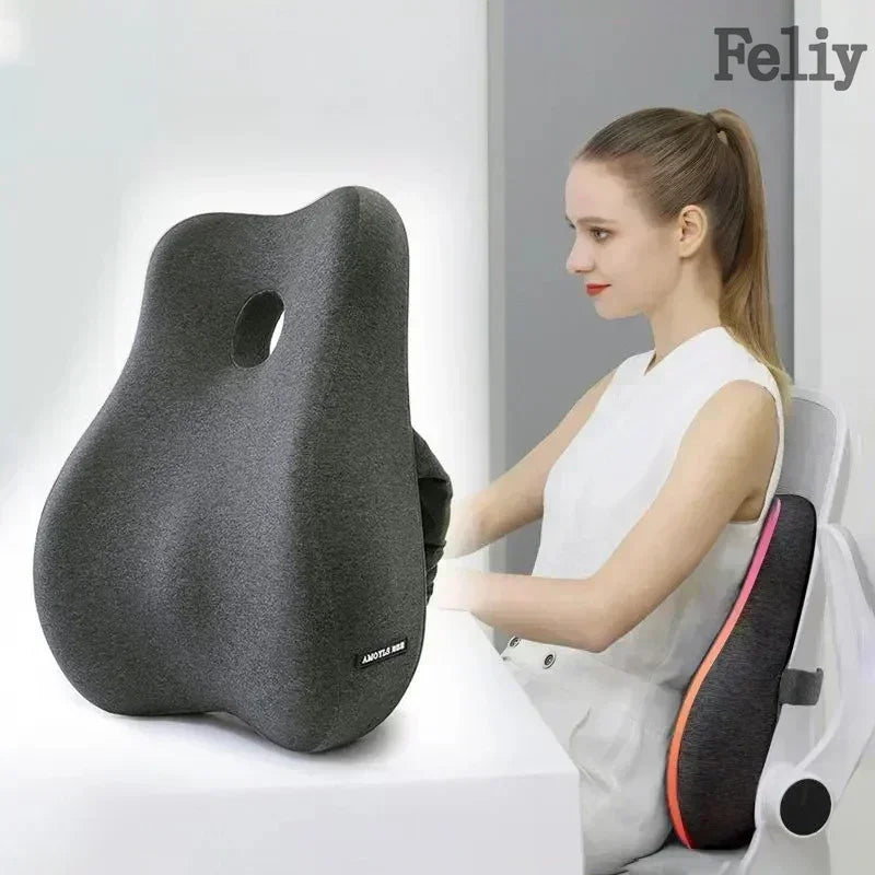 Memory Foam Car Seat Support Waist Cushion