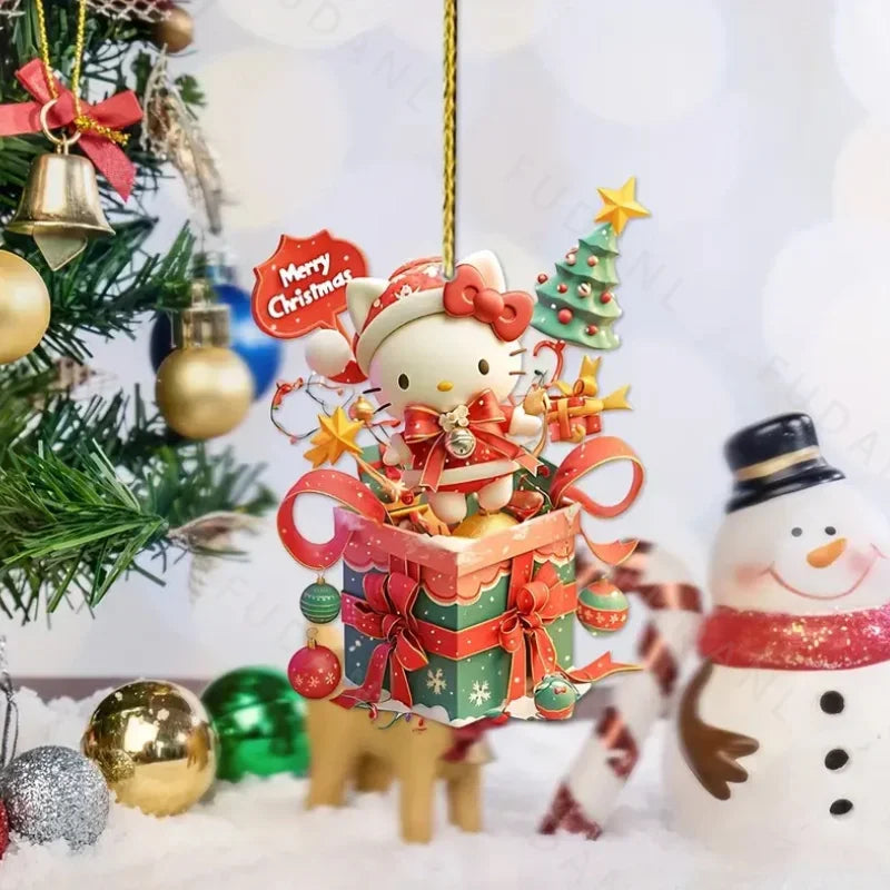 Christmas Theme Acrylic Pendant