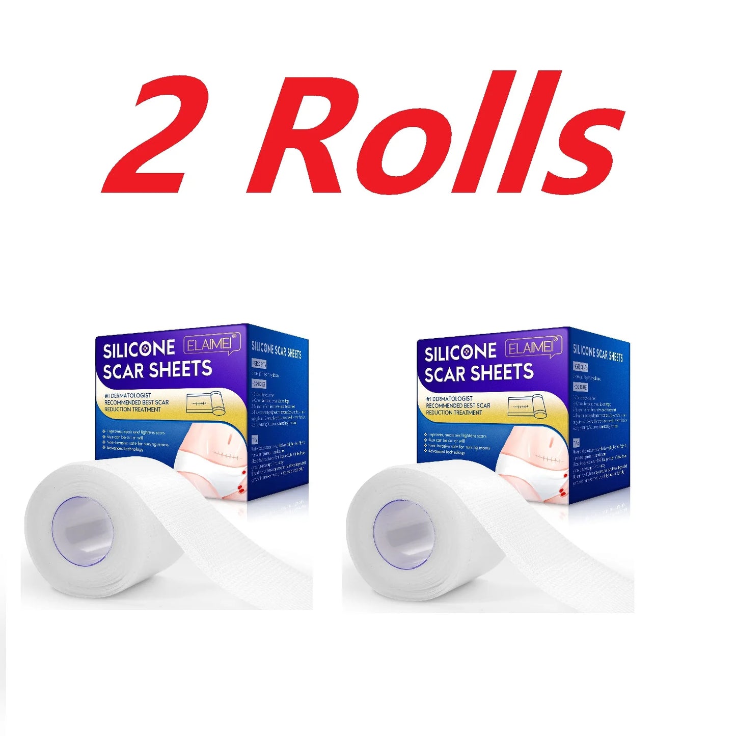 1/2Rolls Invisible Silicone Scar Sheets