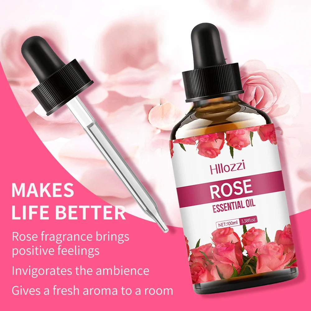 Rose essential face and body oil