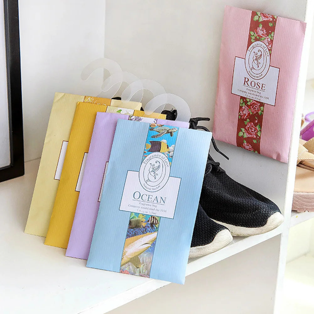 Wardrobe Sachet Car Air Freshener Aromatherapy Fragrance Lasting Home Toilet Removal Scented Bag Bathroom Supplies Fresher