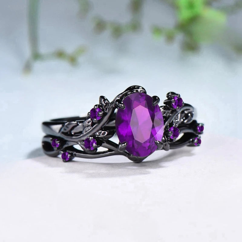 Elegant women's gemstone ring