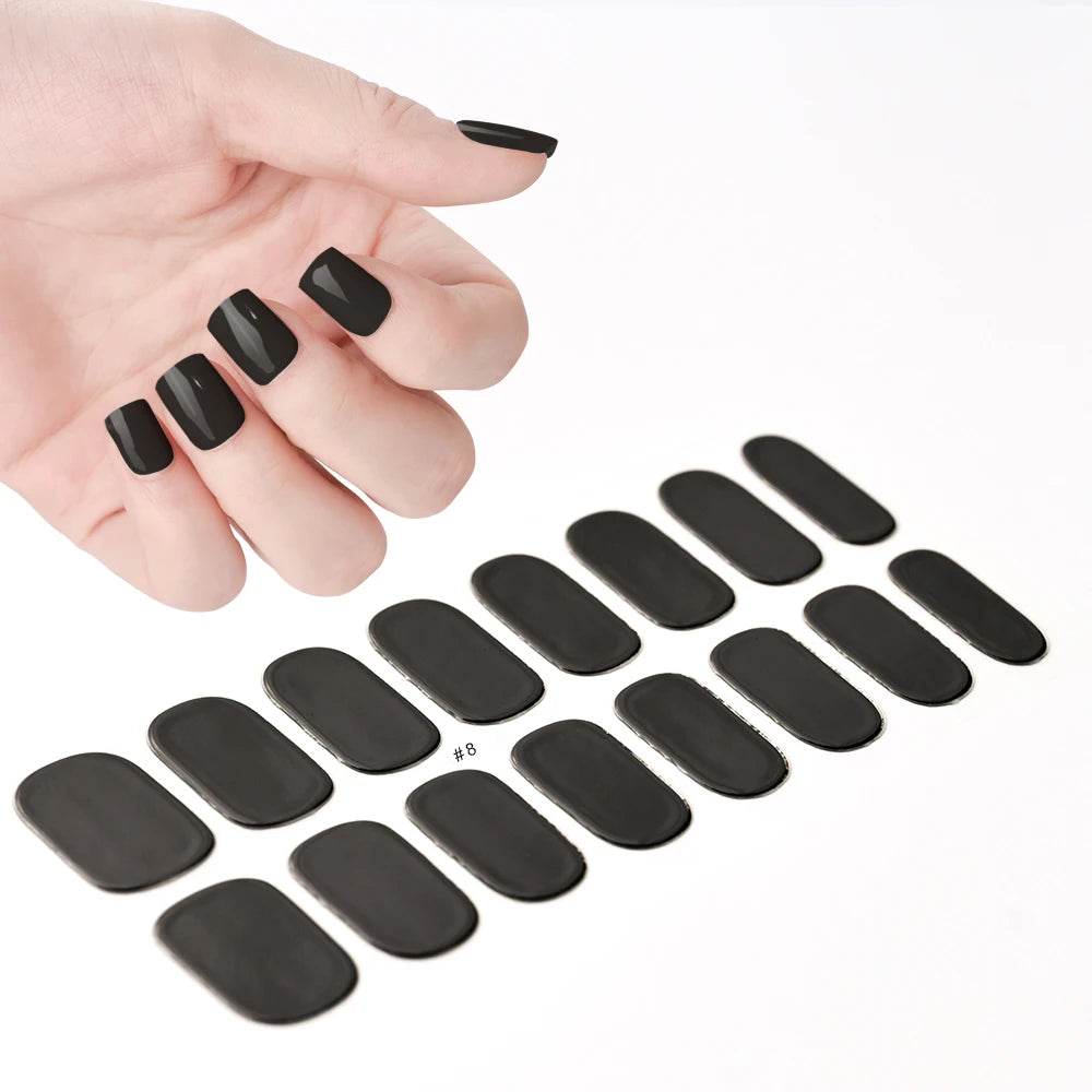 Transparent Semi Cured Gel Nail Strips