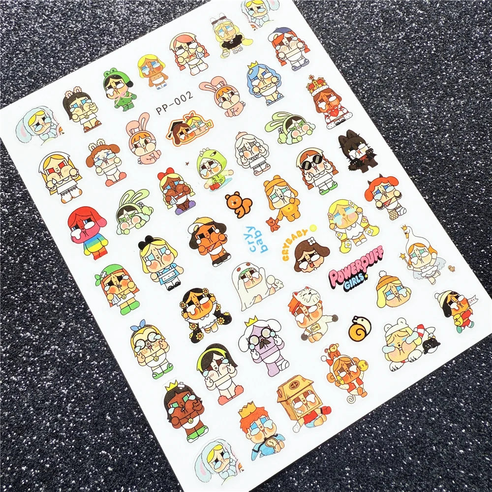 Cute 3 D Nail art Nail sticker