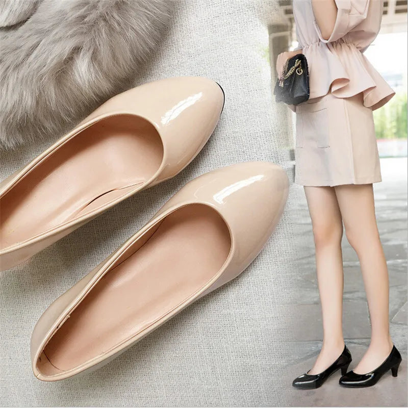 Women Office Work White Pumps Party Shoes