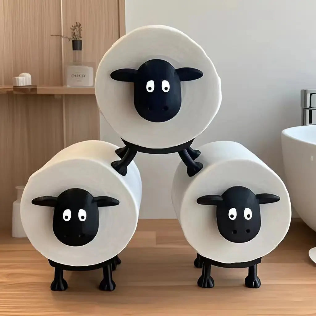 Cute Sheep Roll Paper Rack