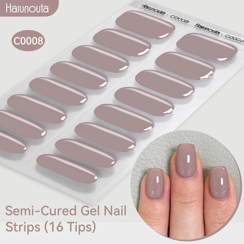 Semi Cured Gel Nail Sticker