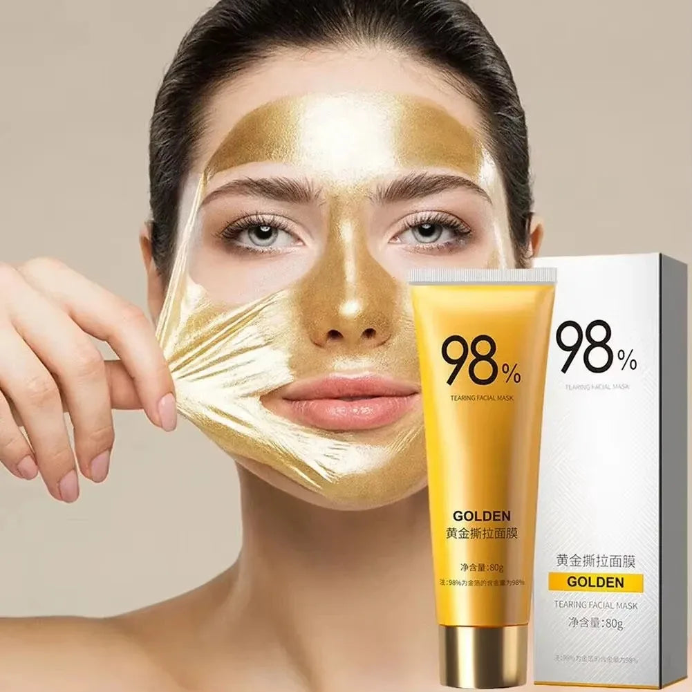 24K Gold Foil Peel-Off Facial Mask