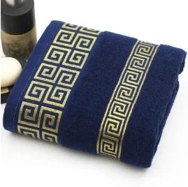 100% Cotton Luxury Soft Embroidered Beach Towel Super Absorbent Bath Towel for Adults Quick Dry Bathroom Towel Bath Towels