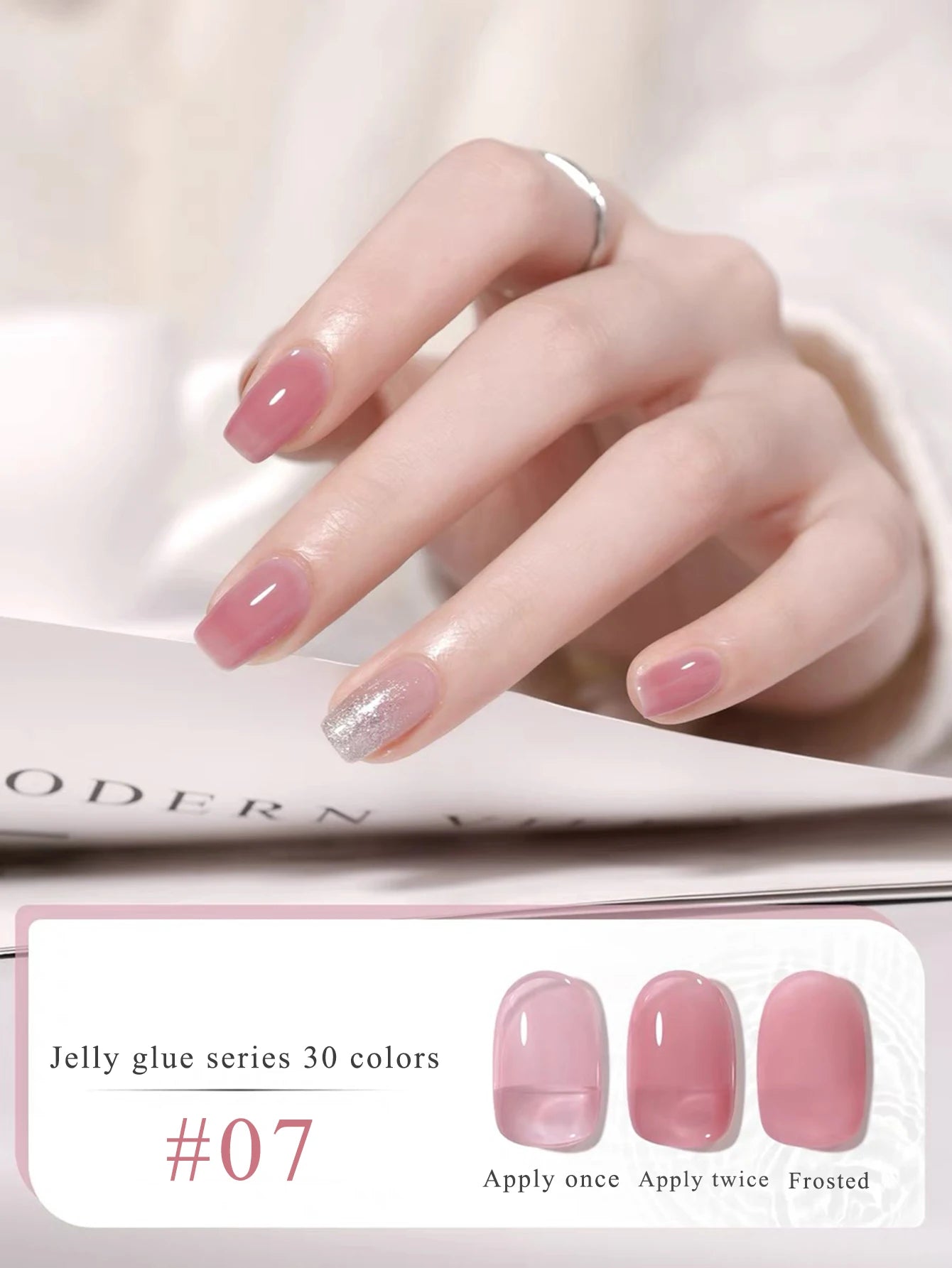 Pure Desire Blush Jelly Gel Nail Polish