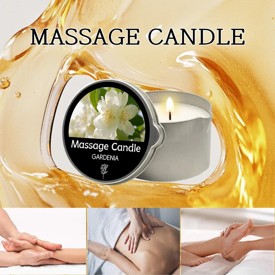 1pc Scented Candles,Low Temperature Massage Essential Oil Candle,Suitable for Bedroom Bathroom,SPA Flirtation Romantic home