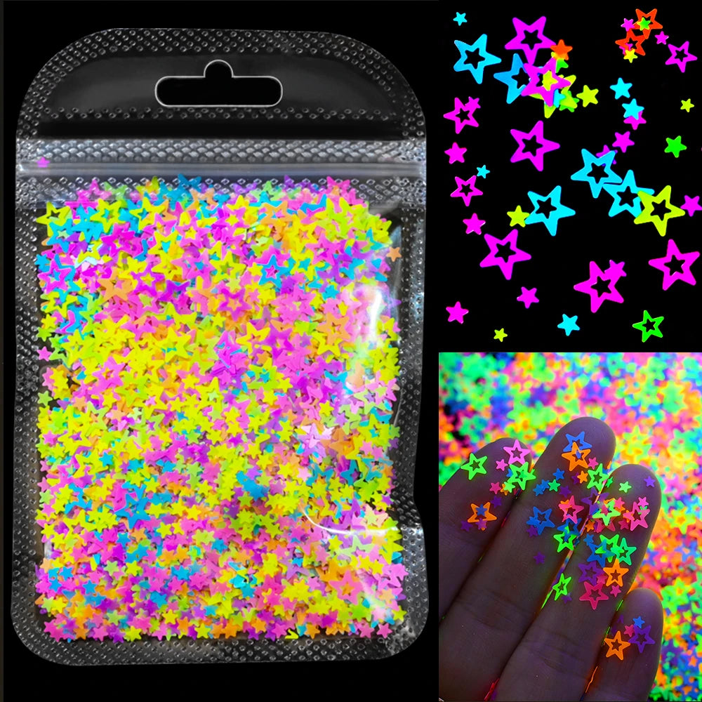 Luminous Nail Powder Glow In The Dark