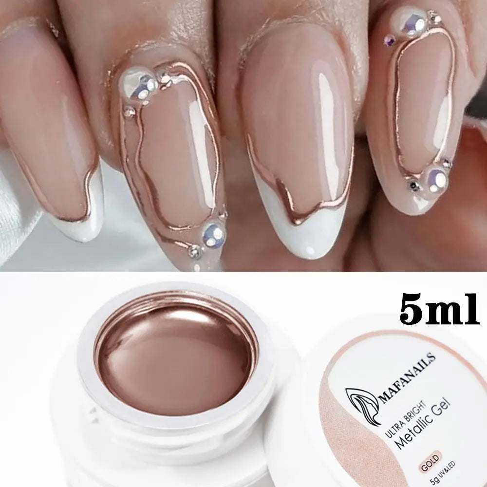 Metallic Painting Liner Gel Nail Polish