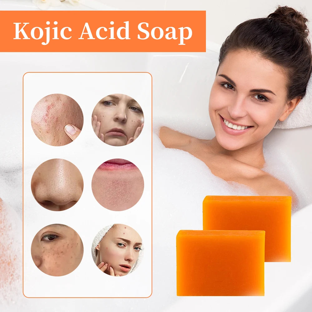 2Pcs Handmade Kojic Acid Soap