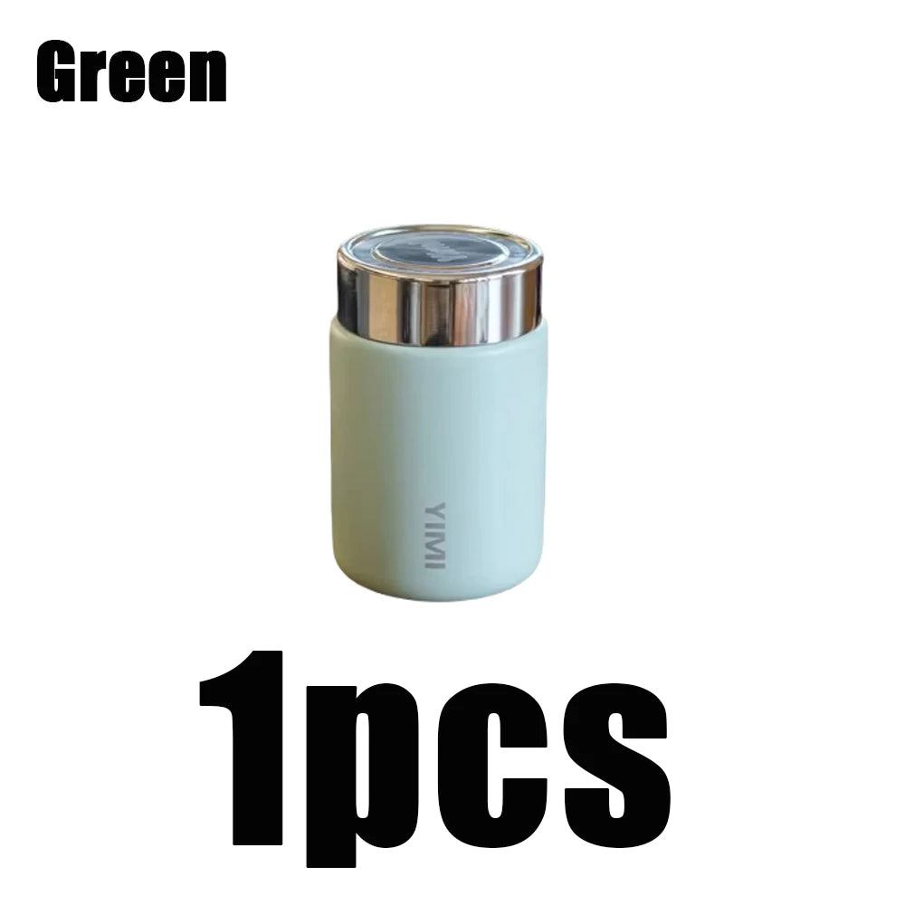 1pcs 230ml Mini Stainless Steel Thermos Mug Compact Cute Portable Pocket Flask Coffee Household Kitchen Thermal Insulation Tools