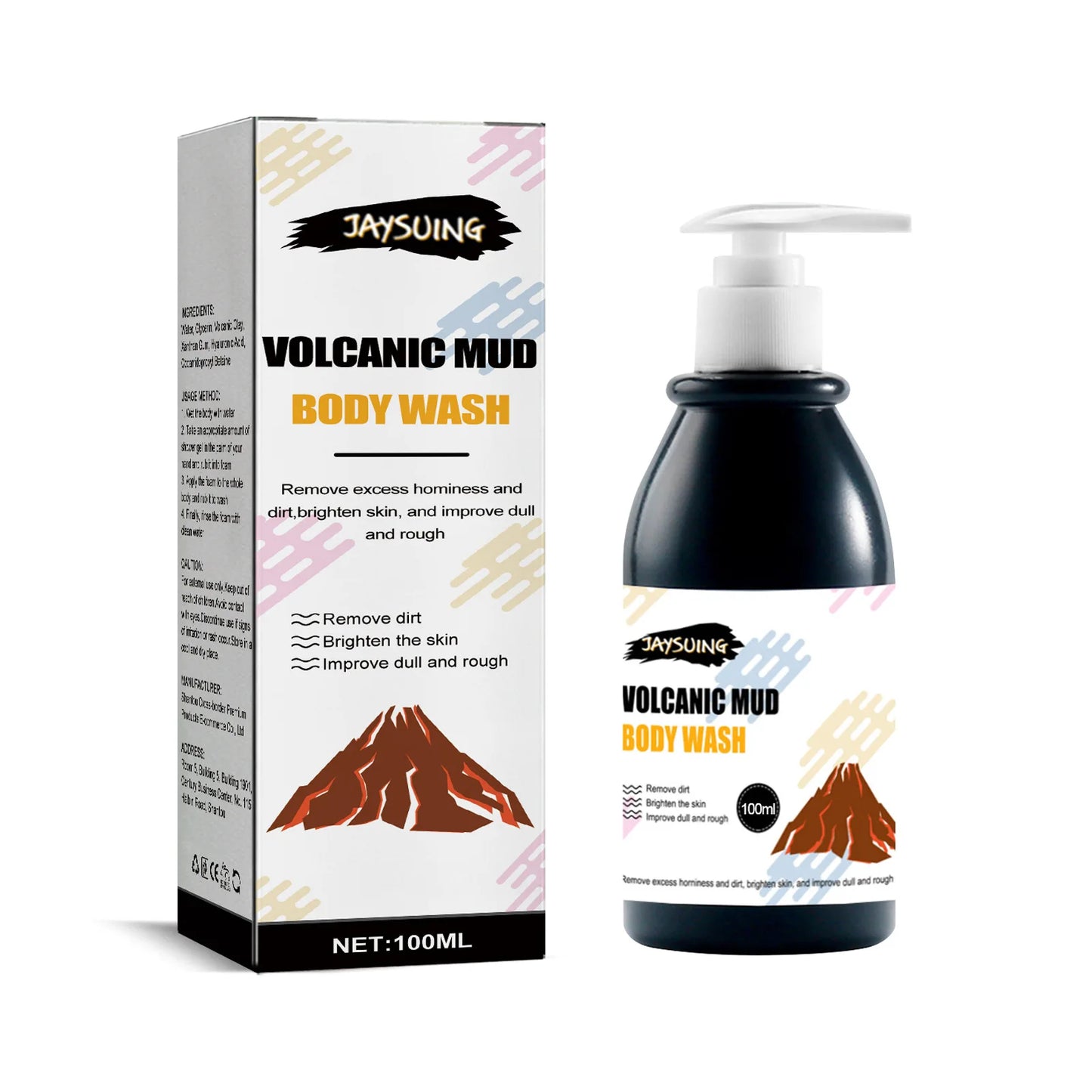 Volcanic Mud Exfoliating Clean Body Wash