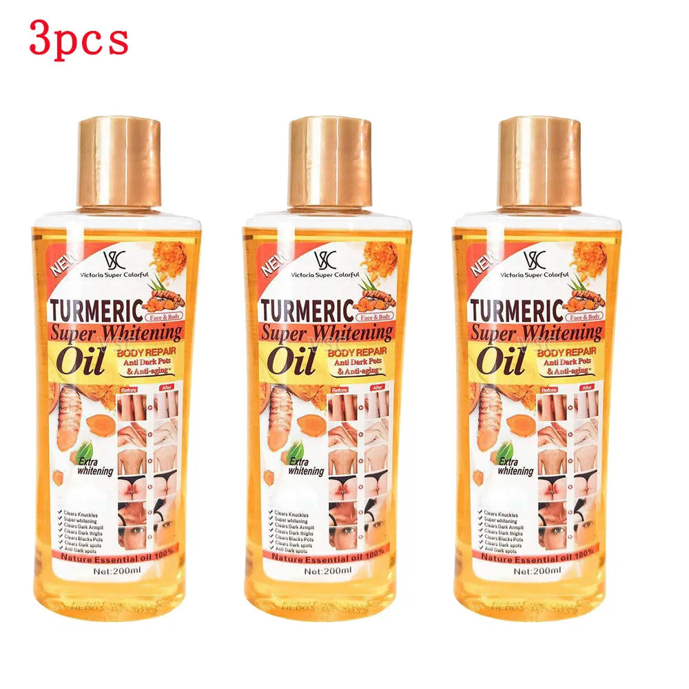 3/1pcs Turmeric Essential Facial Body Massage oil