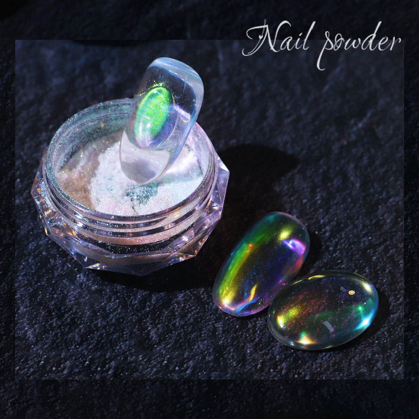 Nail Glitter Aurora Ice Transparent