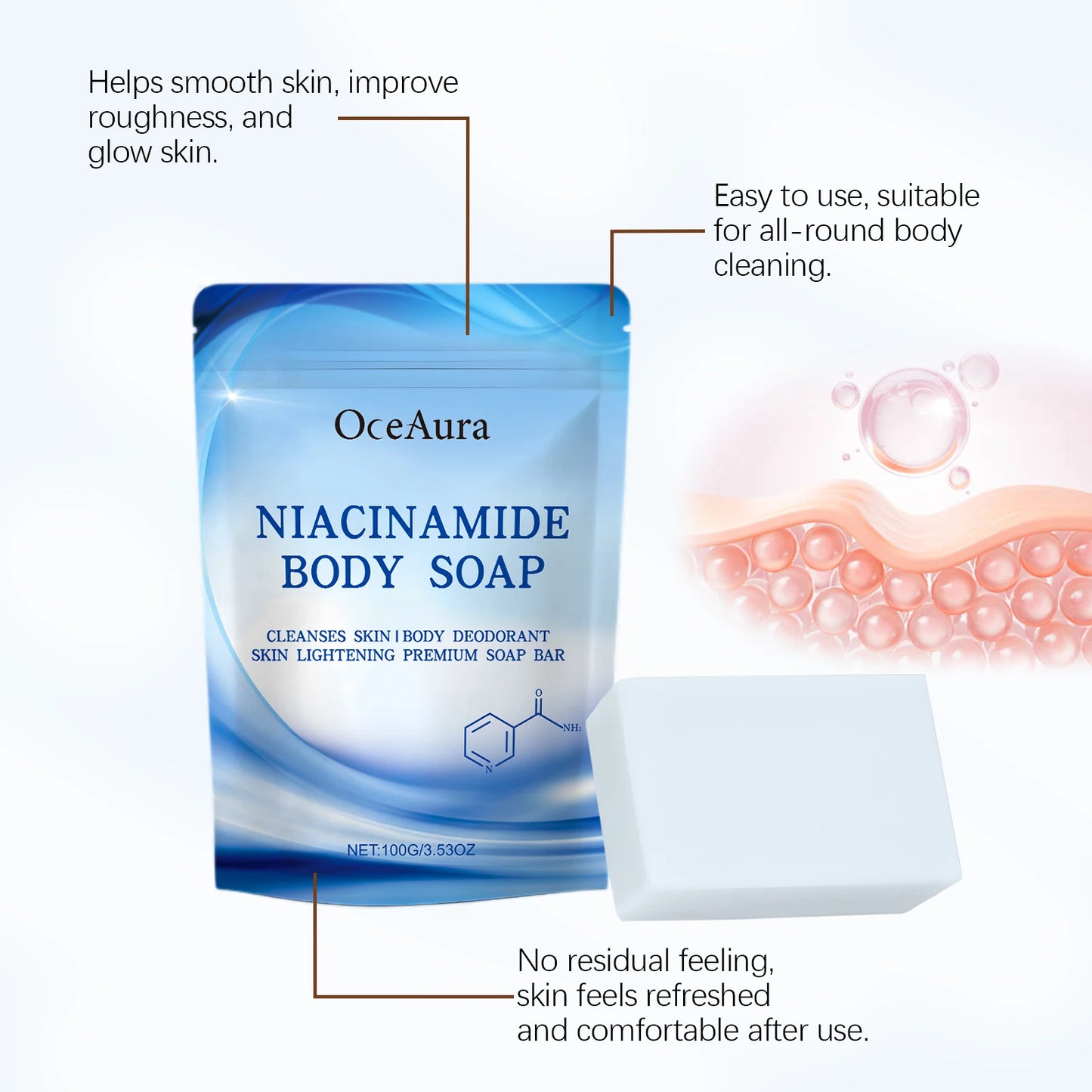 Niacinamide Body Whitening Soap