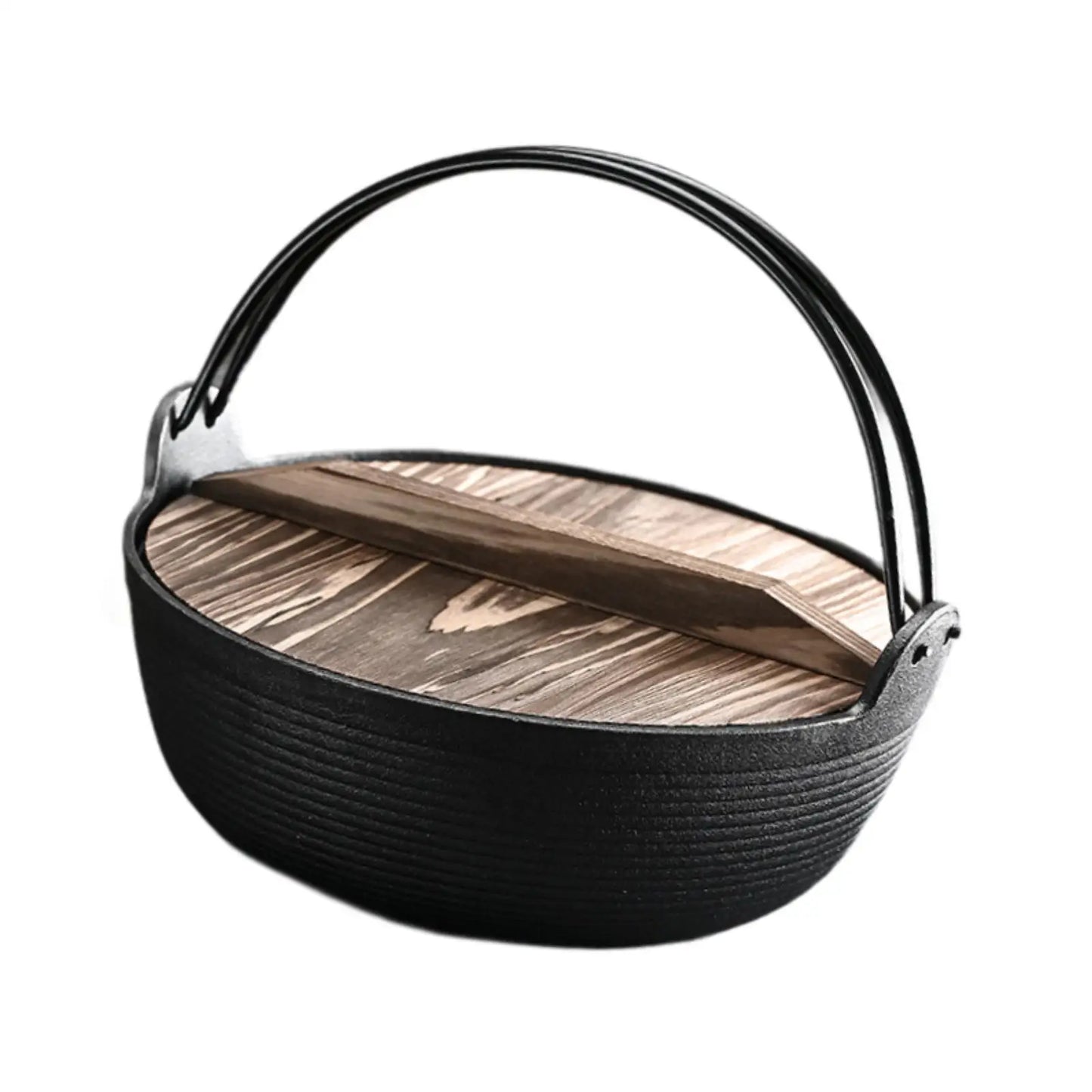 Sukiyaki Nabe Pot Japanese Design Cookware Tableware Easy Cleaning Utensil Cooking Pot Stockpot for Outdoor Restaurants Stews