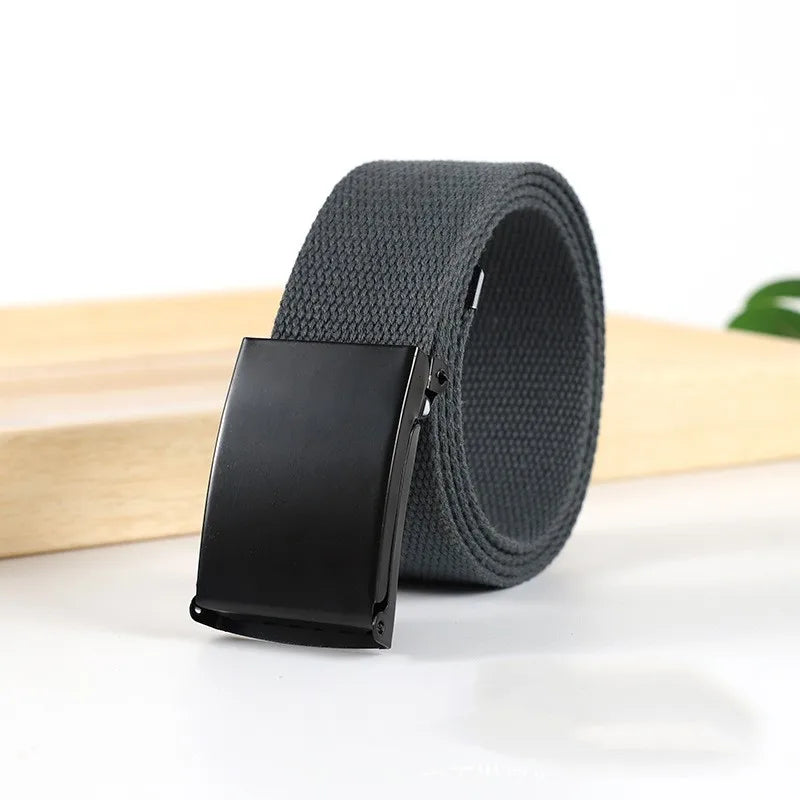 Fashion New Unisex Trousers Canvas Belt