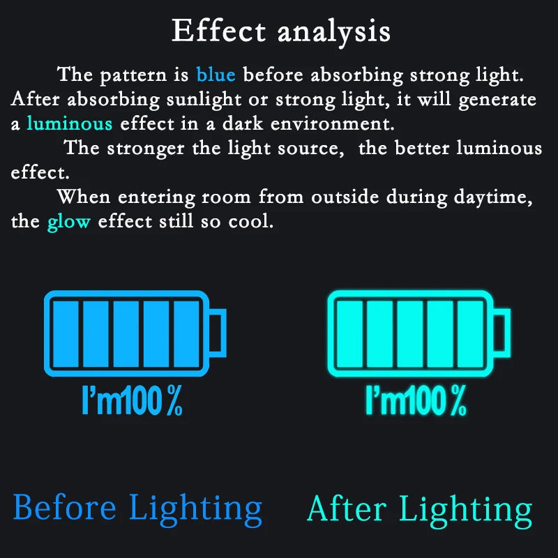 Luminous Lightning Print Cotton Trousers