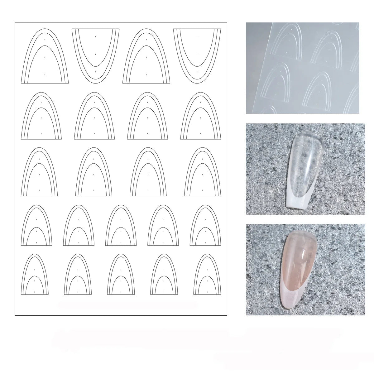 Hollow Lace Self-Adhesive Nail Stickers