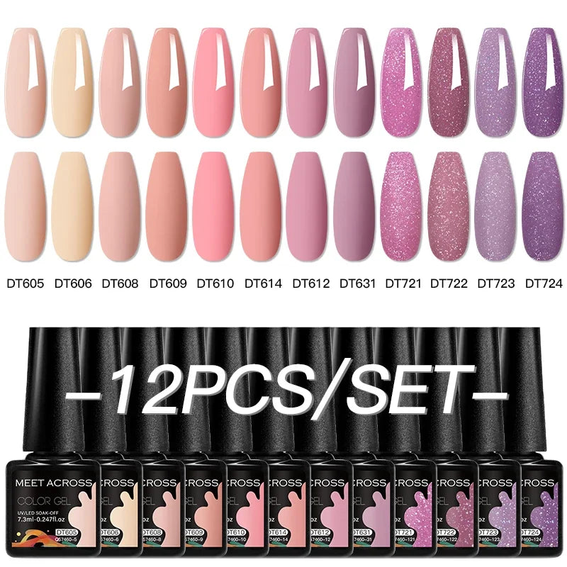 Gel Nail Polish Set UV Gel LED Nail Art