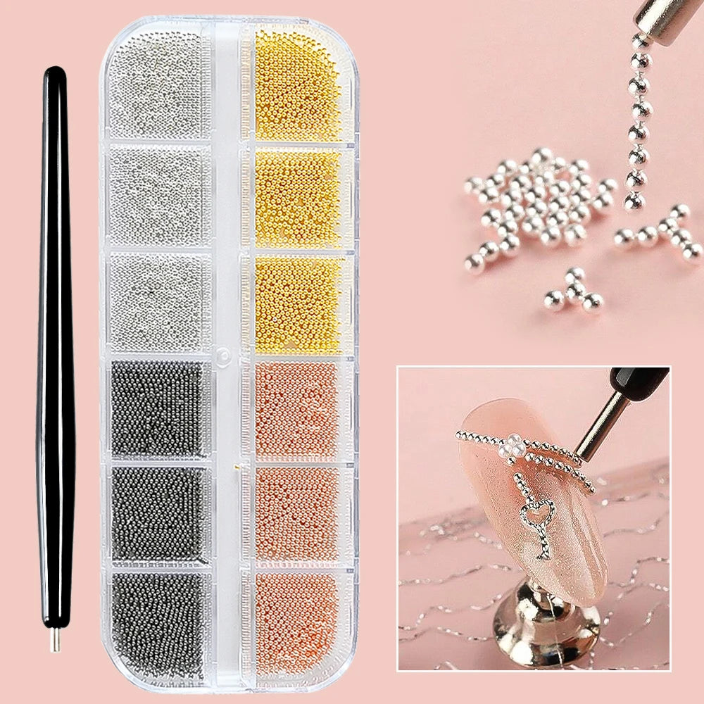 Mini Caviar Beads Nail Art Decorations