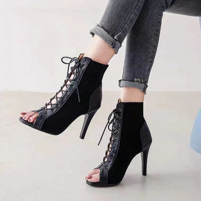 Women's Sexy Peep Toe Boots
