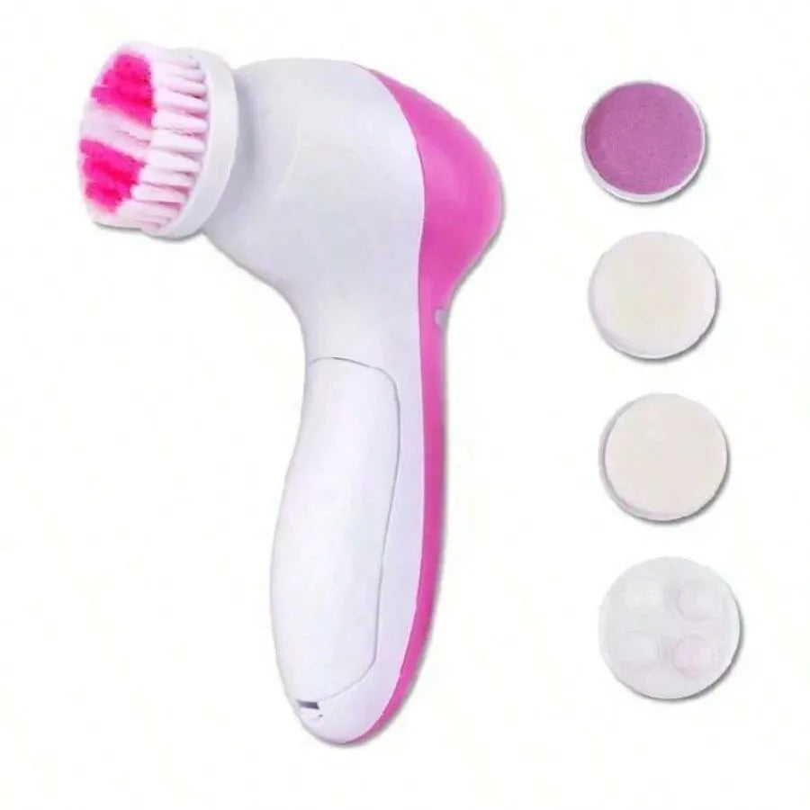 Electric Facial Cleaner 5 IN 1 Face Cleansing Brush Wash Machine Spa Skin Care Massager Blackhead Cleaning Facial Cleanser Tools