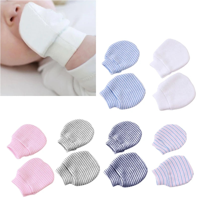 Baby Anti-eat Mittens Hand Anti-Grab Face Protection Gloves