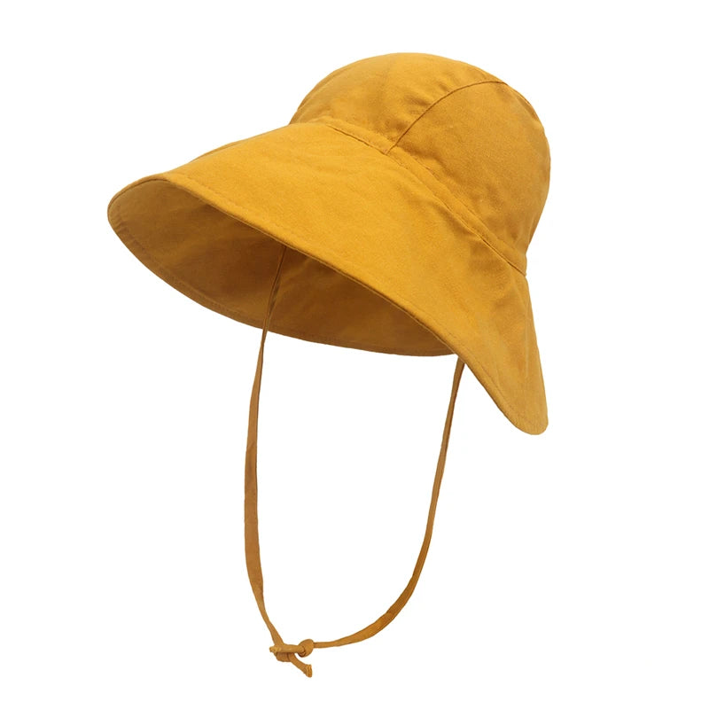 Bucket Cotton UV Travel Big Brim Cap