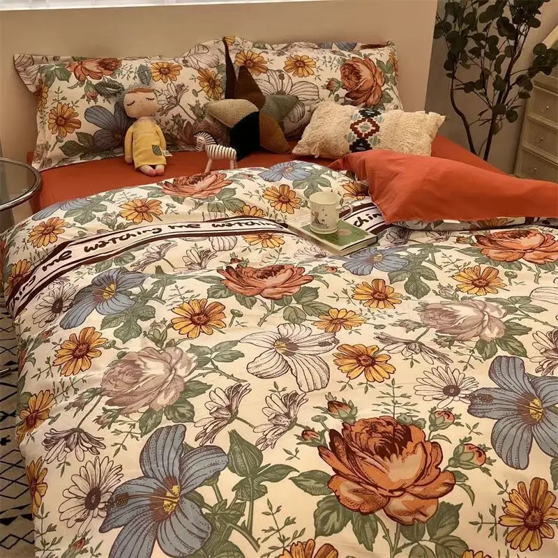 Check Print Non Fading Bed Sets